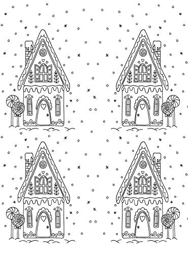 Christmas Coloring Book For Adults: Home for the Holidays - Coloring in a Winter Wonderland