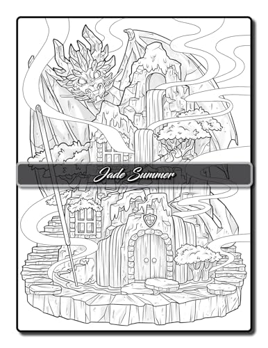 Fairy Homes Coloring Book: For Adults with Fantasy Designs for Fun and Relaxation
