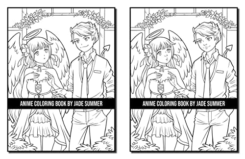 Anime Coloring Book: For Adults with Fun, Easy, and Relaxing Designs