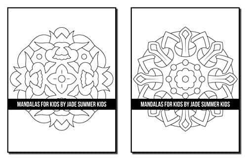 Mandala Coloring Book: For Kids with Fun, Easy, and Relaxing Mandalas for Boys and Girls