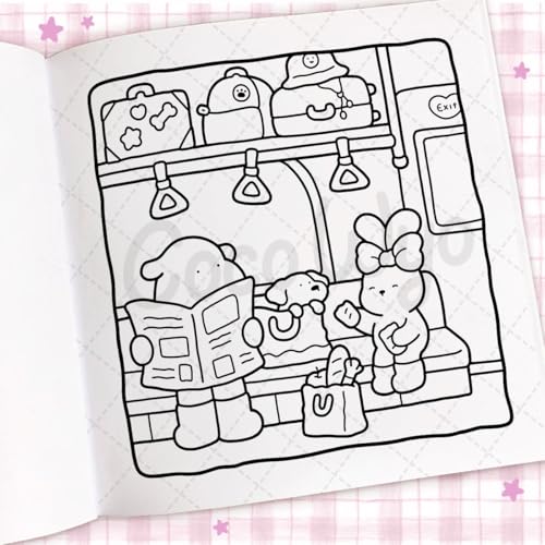 Cozy Days: Coloring Book for Adults and Kids (Cozy Spaces Coloring)