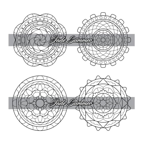 100 Mini Mandalas: A Mandala Coloring Book for Adults and Kids with Easy, Cute, and Tiny Designs for Stress Relief and Relaxation