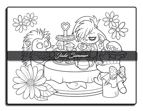 Tiny Animals Coloring Book: For Adults with Hilarious Scenes for Fun and Relaxation (Cute Animal Coloring Books)