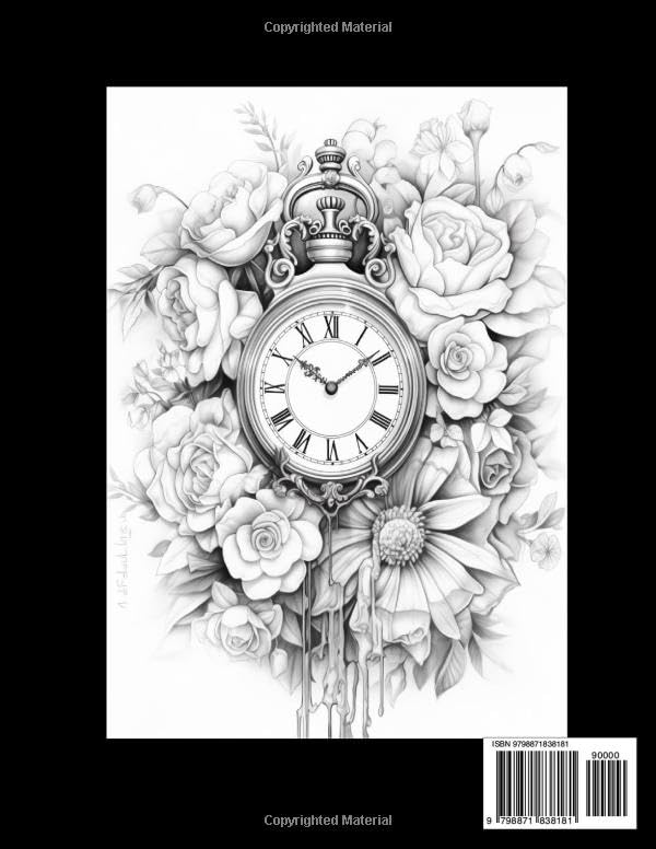 Grayscale Coloring Book: Grayscale adult coloring book for Stress & Anxiety Relief