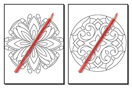 Mandalas for Beginners: An Adult Coloring Book with Fun, Easy, and Relaxing Coloring Pages (Easy Coloring Books)