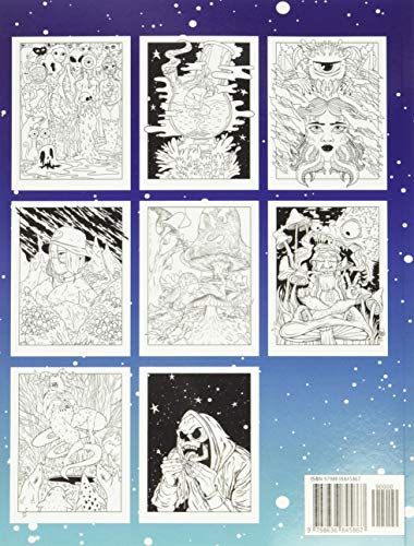 Stoner Coloring Book: A Trippy Psychedelic Stoner Coloring Book For Adults