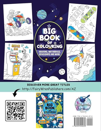 Big Book of Colouring for Boys: For Children Ages 4+ (Big Books of Colouring (Ages 4+))