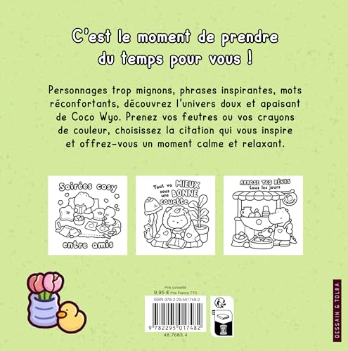 Petits mots cosy - Coco Wyo - Coloriages mignons et cocooning - Cosy colo