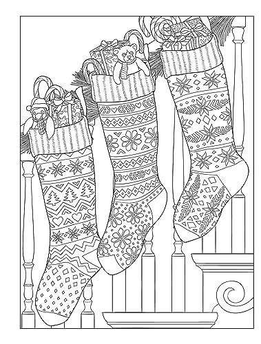 Creative Haven Cozy Christmas Coloring Book (Adult Coloring Books: Christmas)