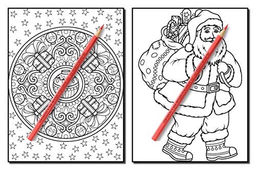 Christmas Coloring Book: An Adult Coloring Book with Fun, Easy, and Relaxing Designs (Volume 2)