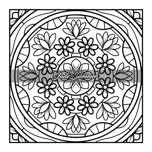 100 Mini Mandalas: A Mandala Coloring Book for Adults and Kids with Easy, Cute, and Tiny Designs for Stress Relief and Relaxation
