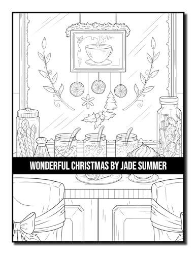 Wonderful Christmas: An Adult Coloring Book with Charming Christmas Scenes and Winter Holiday Fun (Christmas Coloring Books)
