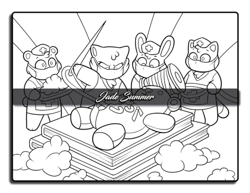 Tiny Animals Coloring Book: For Adults with Hilarious Scenes for Fun and Relaxation (Cute Animal Coloring Books)