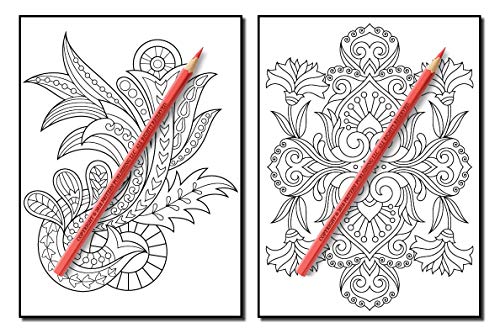 Coloring Books for Adults Relaxation: 100 Magical Swirls Coloring Book with Fun, Easy, and Relaxing Designs