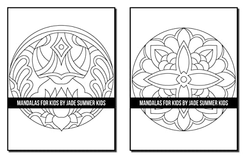 Mandala Coloring Book: For Kids with Fun, Easy, and Relaxing Mandalas for Boys and Girls