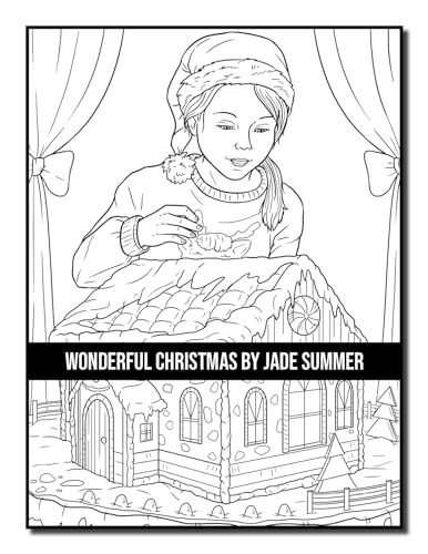 Wonderful Christmas: An Adult Coloring Book with Charming Christmas Scenes and Winter Holiday Fun (Christmas Coloring Books)