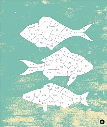 Brain Games - Sticker by Number - Vintage: Sea Life (28 Images to Sticker)