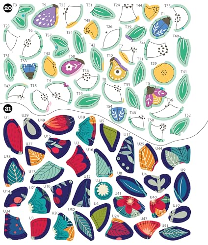 Brain Games - Sticker by Number: Blooms (24 Images to Sticker): Includes 2 Foil Sticker Sheets to Complete Each Image!
