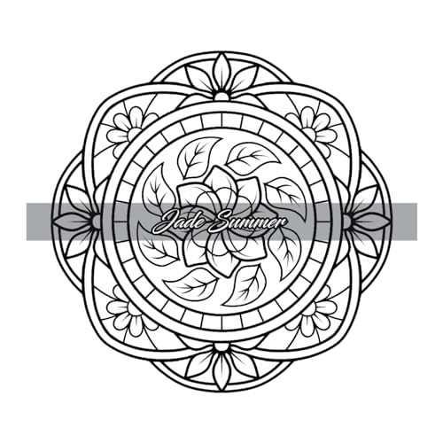 100 Mini Mandalas: A Mandala Coloring Book for Adults and Kids with Easy, Cute, and Tiny Designs for Stress Relief and Relaxation