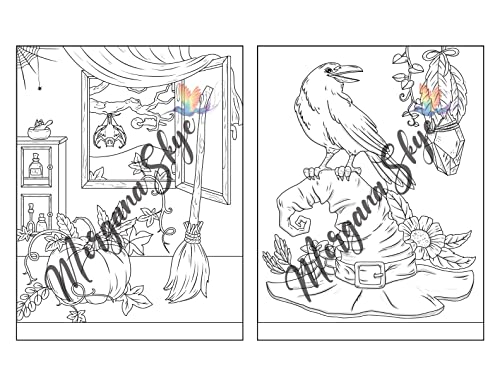 Witchcraft Coloring Book for Adults: Channel Your Creative Energy and Discover the Magic of Plants, Herbs, Crystals, and Beyond