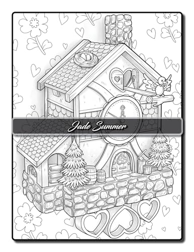 Fairy Homes Coloring Book: For Adults with Fantasy Designs for Fun and Relaxation