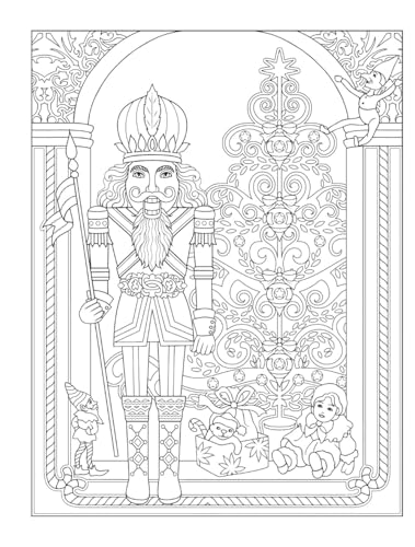 Creative Haven The Nutcracker Designs Coloring Book (Adult Coloring Books: Christmas)