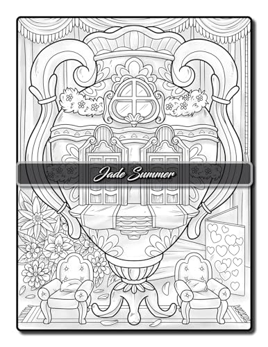 Fairy Homes Coloring Book: For Adults with Fantasy Designs for Fun and Relaxation