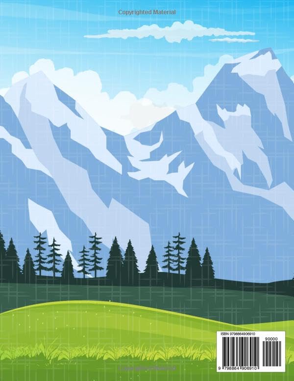 National Parks Coloring Book For All Ages: Explore America's Beautiful Landscapes and Adventure Coloring Pages