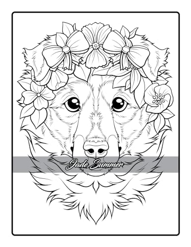 Flower Crown Animals: Coloring Book for Women and Teens with Adorable Animals and Beautiful Flowers for Stress Relief and Relaxation