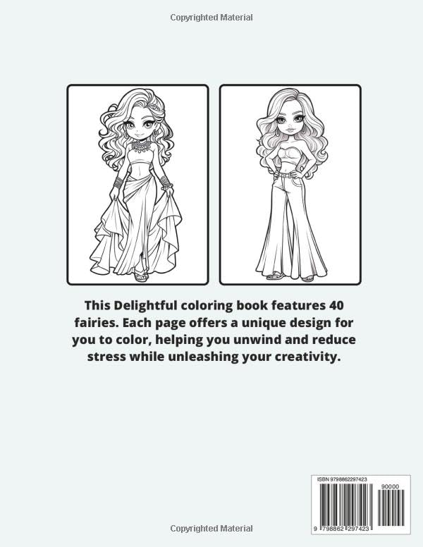 Disco Divas of The 1970s: Coloring Book For Adults and Teens