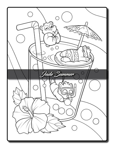 Tiny Animals Coloring Book: For Adults with Hilarious Scenes for Fun and Relaxation (Cute Animal Coloring Books)