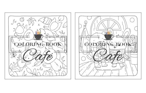 Autumn Hygge: Cute and Cozy Coloring Book for Adults & Teens Featuring Autumn Scenes with Adorable Animals Characters