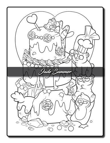 Tiny Animals Coloring Book: For Adults with Hilarious Scenes for Fun and Relaxation (Cute Animal Coloring Books)