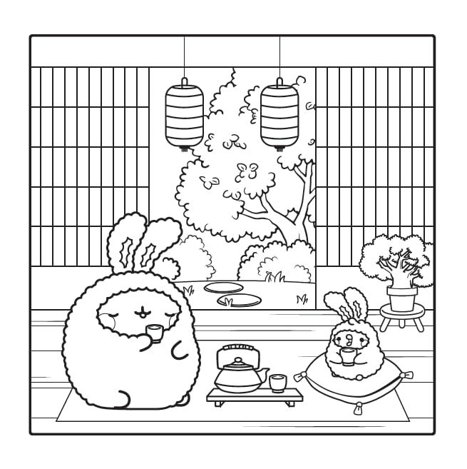 Molang - Cosy coloriages