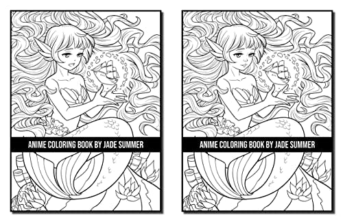 Anime Coloring Book: For Adults with Fun, Easy, and Relaxing Designs
