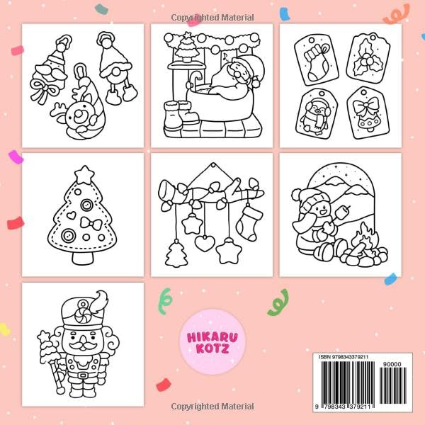 Christmas: Bold & Easy Coloring Book, Stocking Stuffer for Adults & Teens (Christmas Coloring Book)