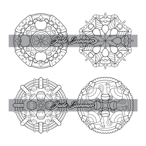 100 Mini Mandalas: A Mandala Coloring Book for Adults and Kids with Easy, Cute, and Tiny Designs for Stress Relief and Relaxation