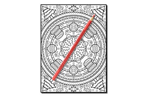 Christmas Coloring Book: An Adult Coloring Book with Fun, Easy, and Relaxing Designs (Volume 2)