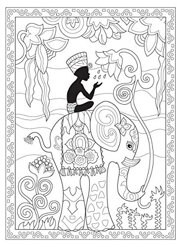 Creative Haven African Glamour Coloring Book (Adult Coloring Books: World & Travel)
