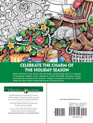 Creative Haven Country Christmas Coloring Book