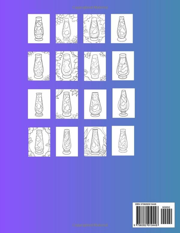 Psychedelic Lava Lamps: Coloring Book (eFe Books Coloring Books Series)