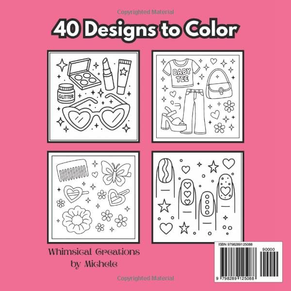 Y2K Aesthetic Coloring Book: 40 Nostalgic Y2K Designs Featuring Early 2000s Trends, Outfits, Gadgets, and More – Fun for Teens and Adults (Eras Coloring Books)