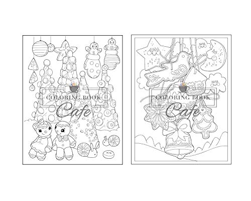 100 Christmas Scenes: An Adult Coloring Book Featuring 100 Fun, Easy and Relaxing Christmas Coloring Pages (Christmas Coloring Books)