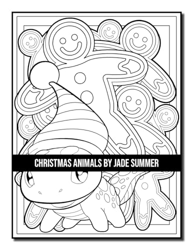 Christmas Animals: An Adult Coloring Book with Cute Holiday Animals and Relaxing Christmas Scenes (Christmas Coloring Books)