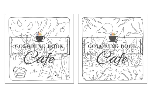 Autumn Hygge: Cute and Cozy Coloring Book for Adults & Teens Featuring Autumn Scenes with Adorable Animals Characters