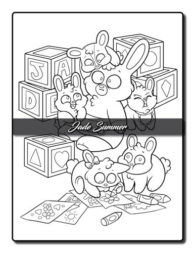 Tiny Animals Coloring Book: For Adults with Hilarious Scenes for Fun and Relaxation (Cute Animal Coloring Books)