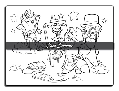 Tiny Animals Coloring Book: For Adults with Hilarious Scenes for Fun and Relaxation (Cute Animal Coloring Books)