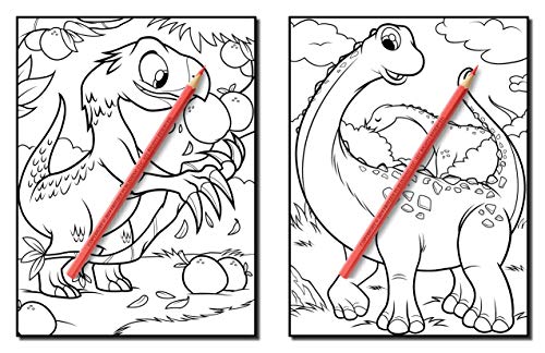 Dinosaurs: A Dinosaur Coloring Book for Kids