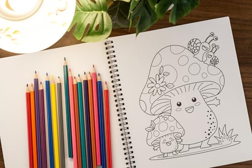 Simple and Sweet Coloring Book: Cute Forest