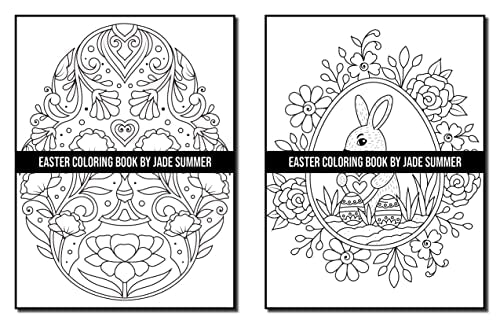 Easter Coloring Book: For Adults with Fun, Easy, and Relaxing Designs (Easy Coloring Books)